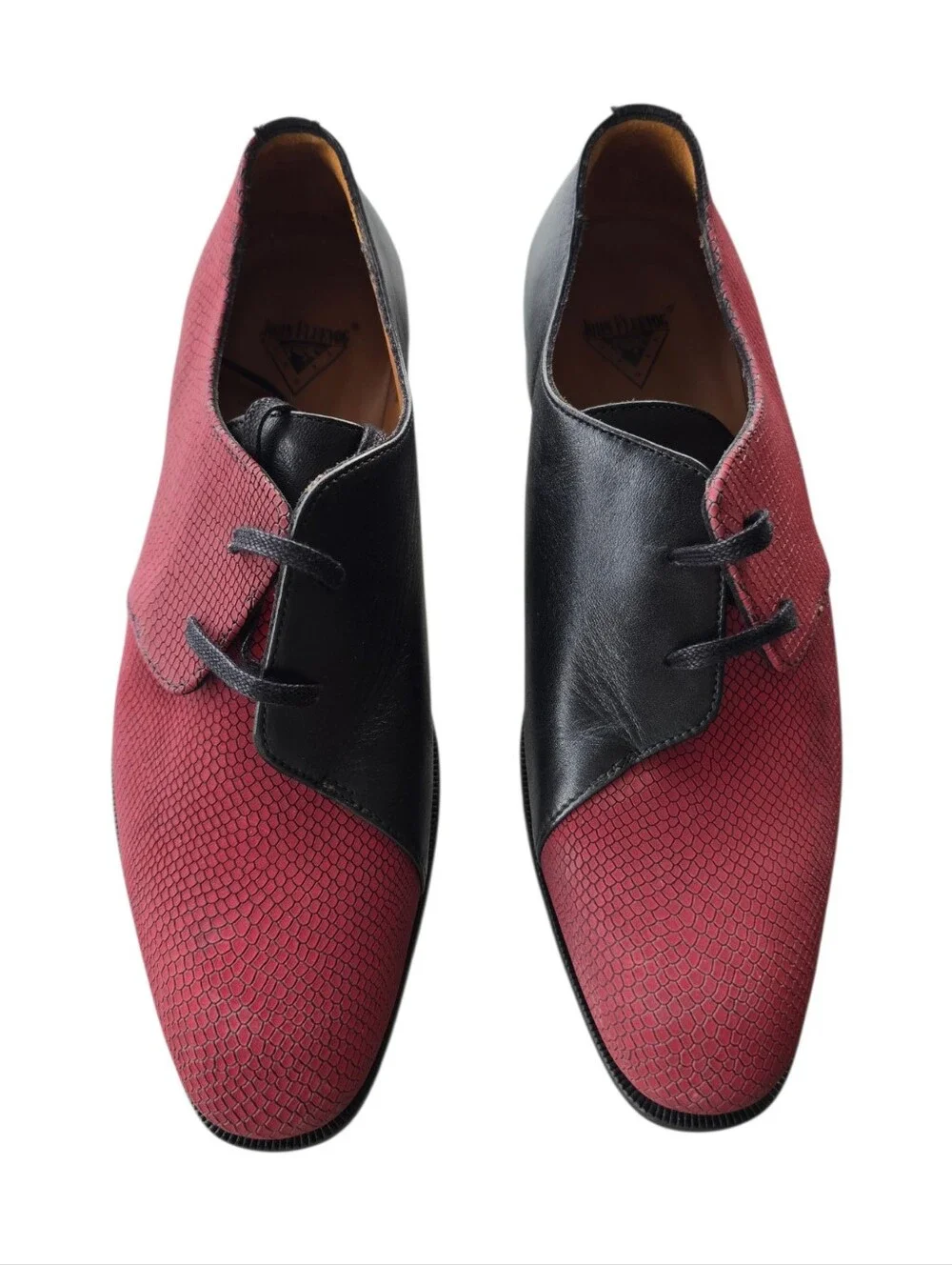 John Fluevog City Angels Manhattan Men’s Asymmetrical Derby Shoe Size 8